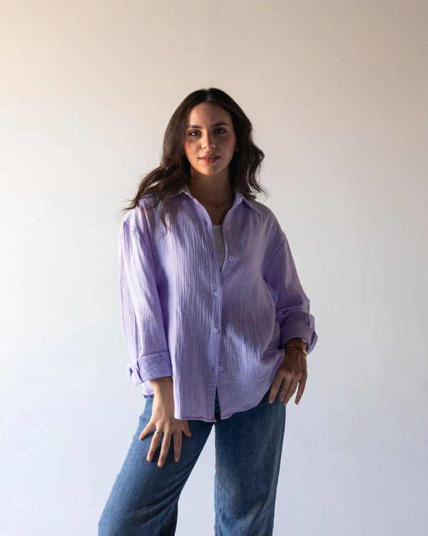 Bubbly Shirt-Lilac