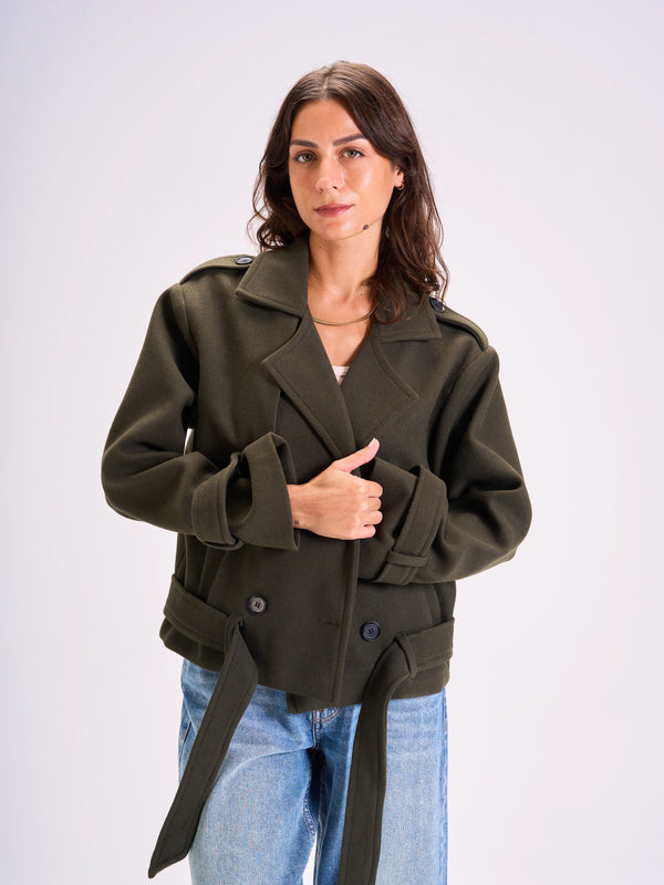 Urban Trench Jacket Olive
