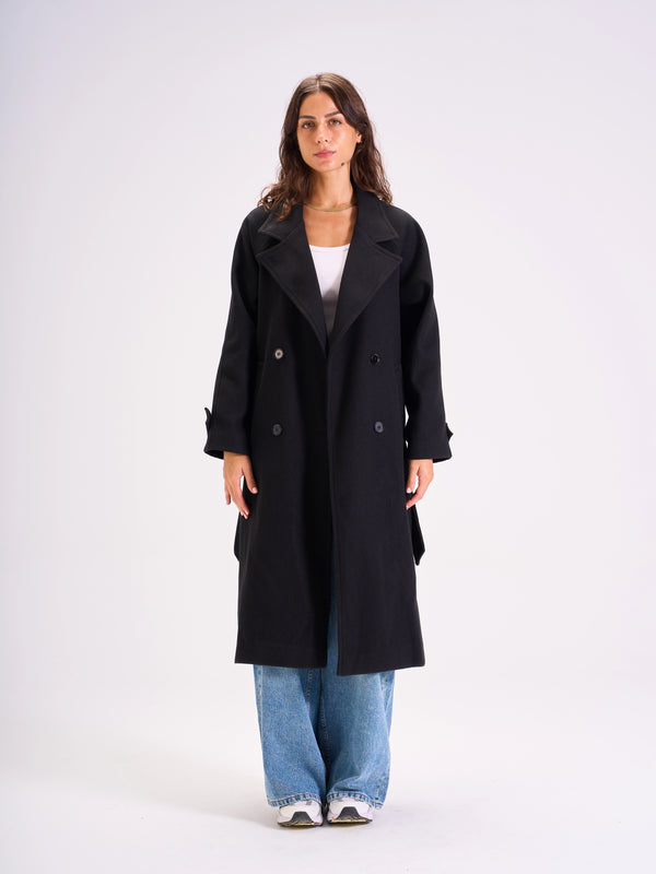 Timeless Trench Coat Black